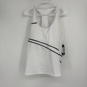 NWT Inphorm Tennis Pickleball Athletic Racerback White Tank Size Large